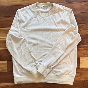 J. Crew Men's Off-White Crewneck Sweater